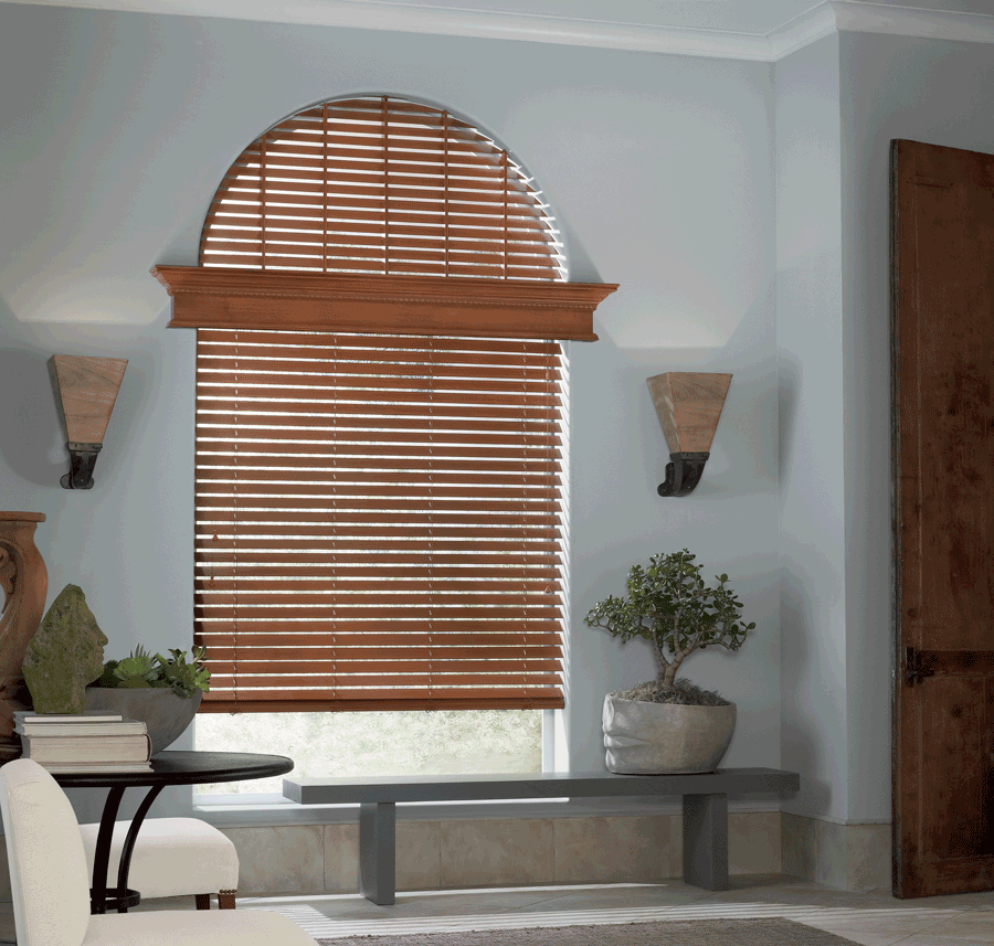 arched window treatments window blinds Reno