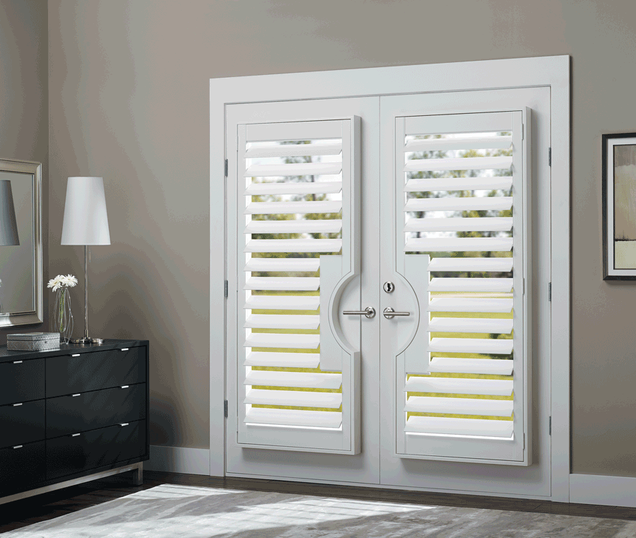 front doorway plantation shutters