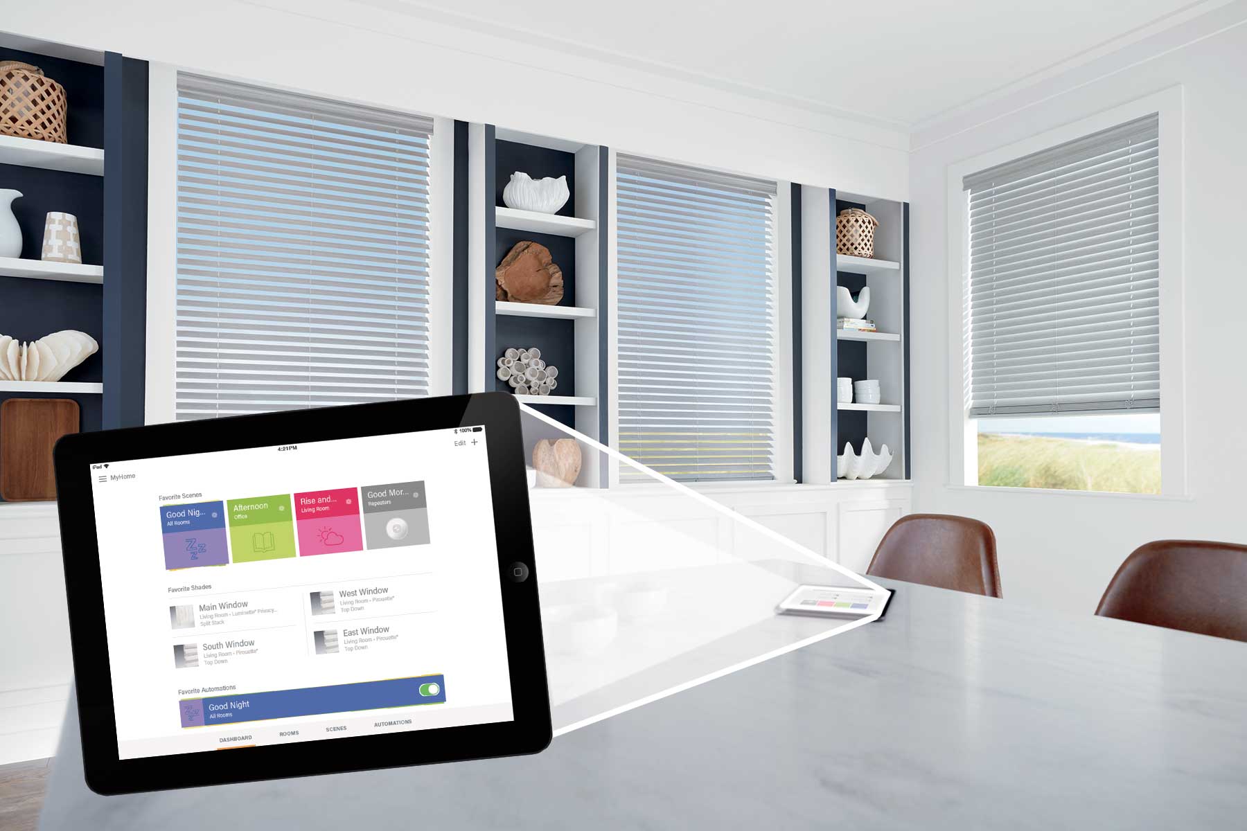 smart blinds that tilt with ipad control Reno NV