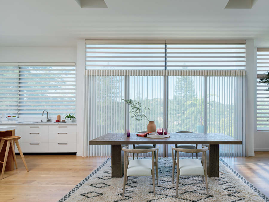 Pirouette® Window Shades in a dinning room.