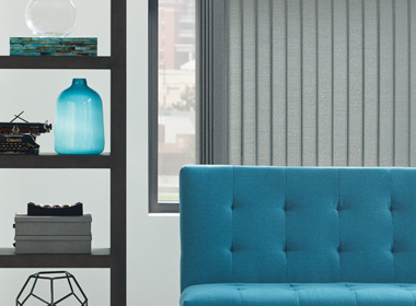 gray vertical blinds in Reno NV