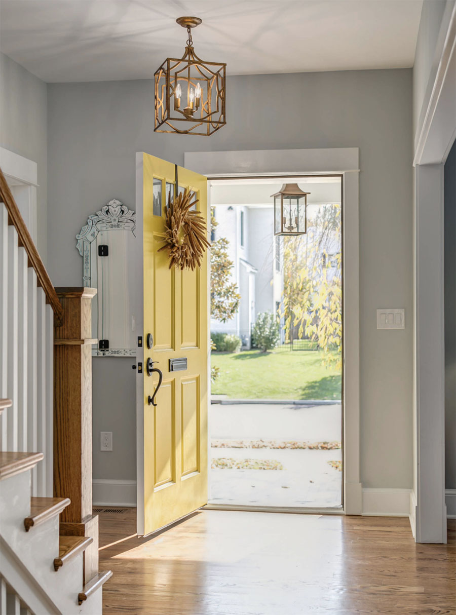 Color of the Year 2021 on Entry Door