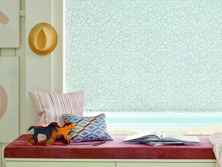 spring refresh patterned roller shade in Reno, NV