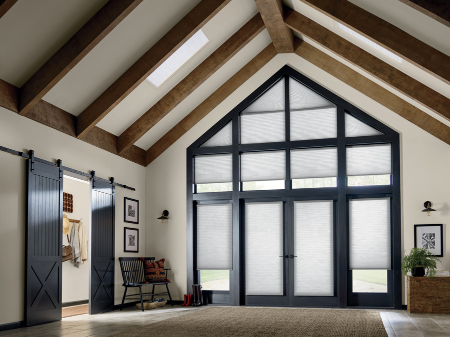 Entryway inspiration and shades in foyer