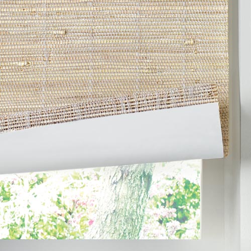 woven organic shade with backing for extra light control in Reno, NV