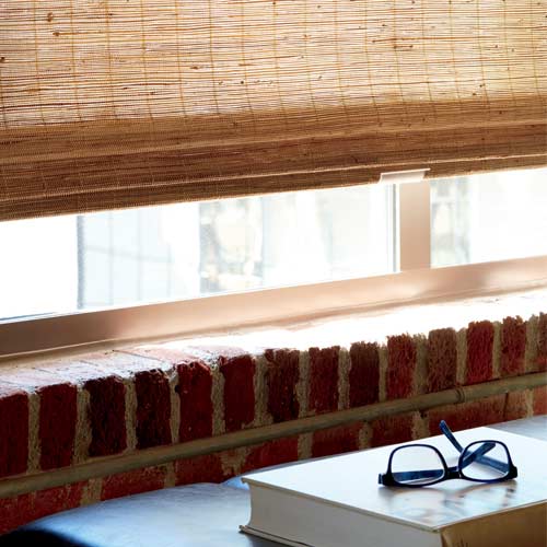 bamboo shades with cordless control