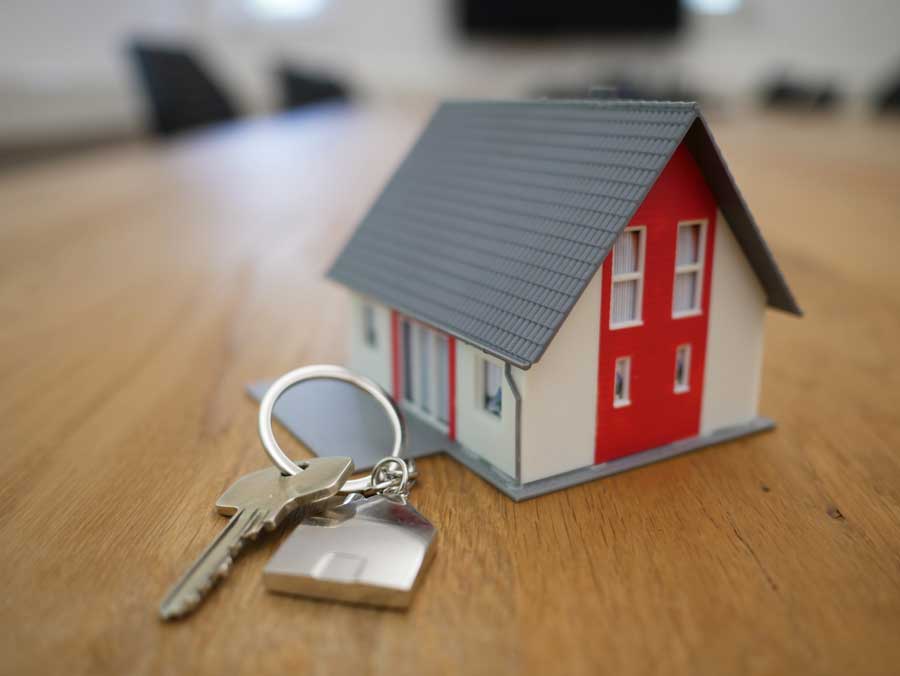 Small house and new house key