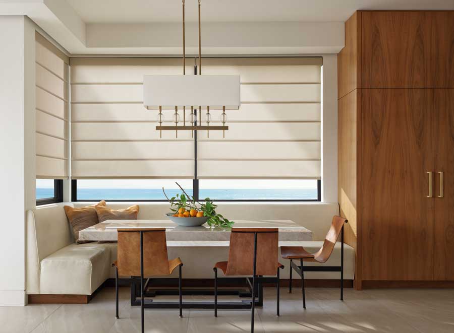 Alustra® Architectural Shades it a kitchen table