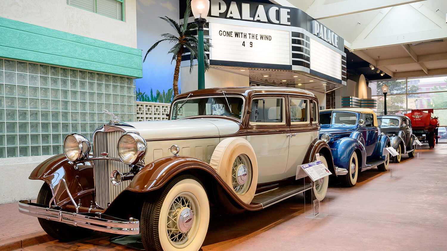 National Automobile Museum in Reno, Nevada. Featuring old cars.