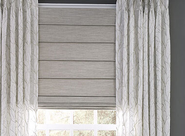 fabric shades and custom draperies