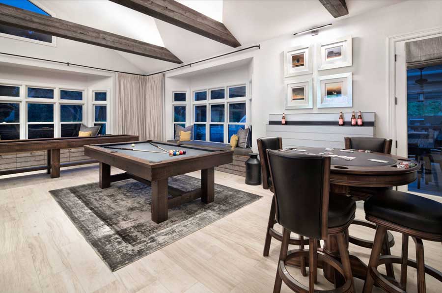 game room for family entertainment bonus space