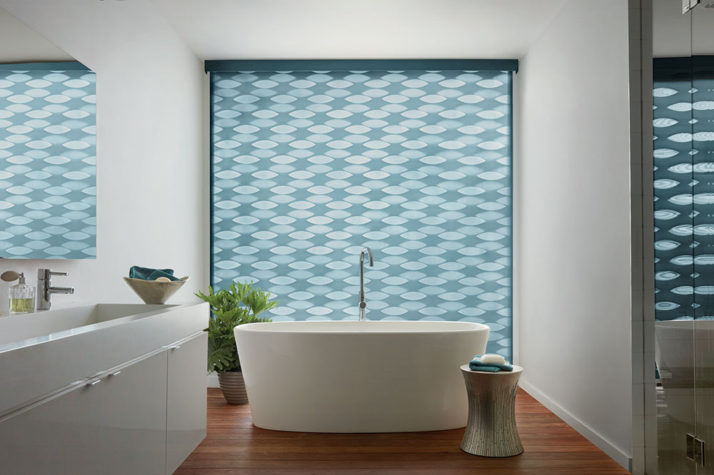 bathroom design with Geometric Patterned shades for trending fabric patterns in Reno NV