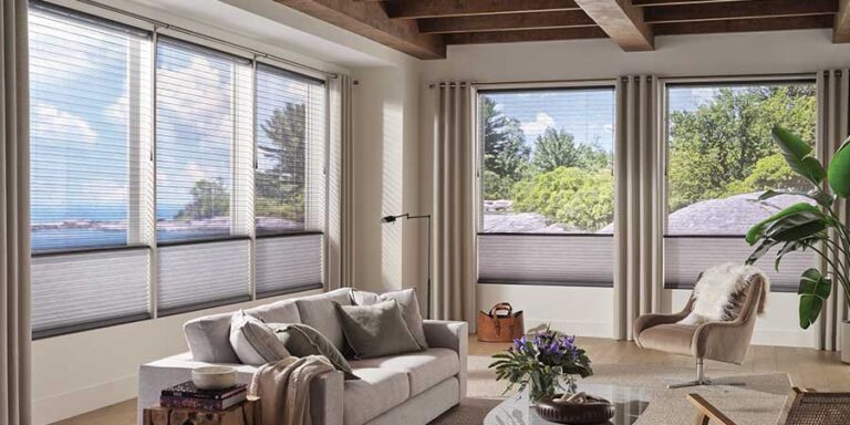 Cellular shade in Reno, NV home