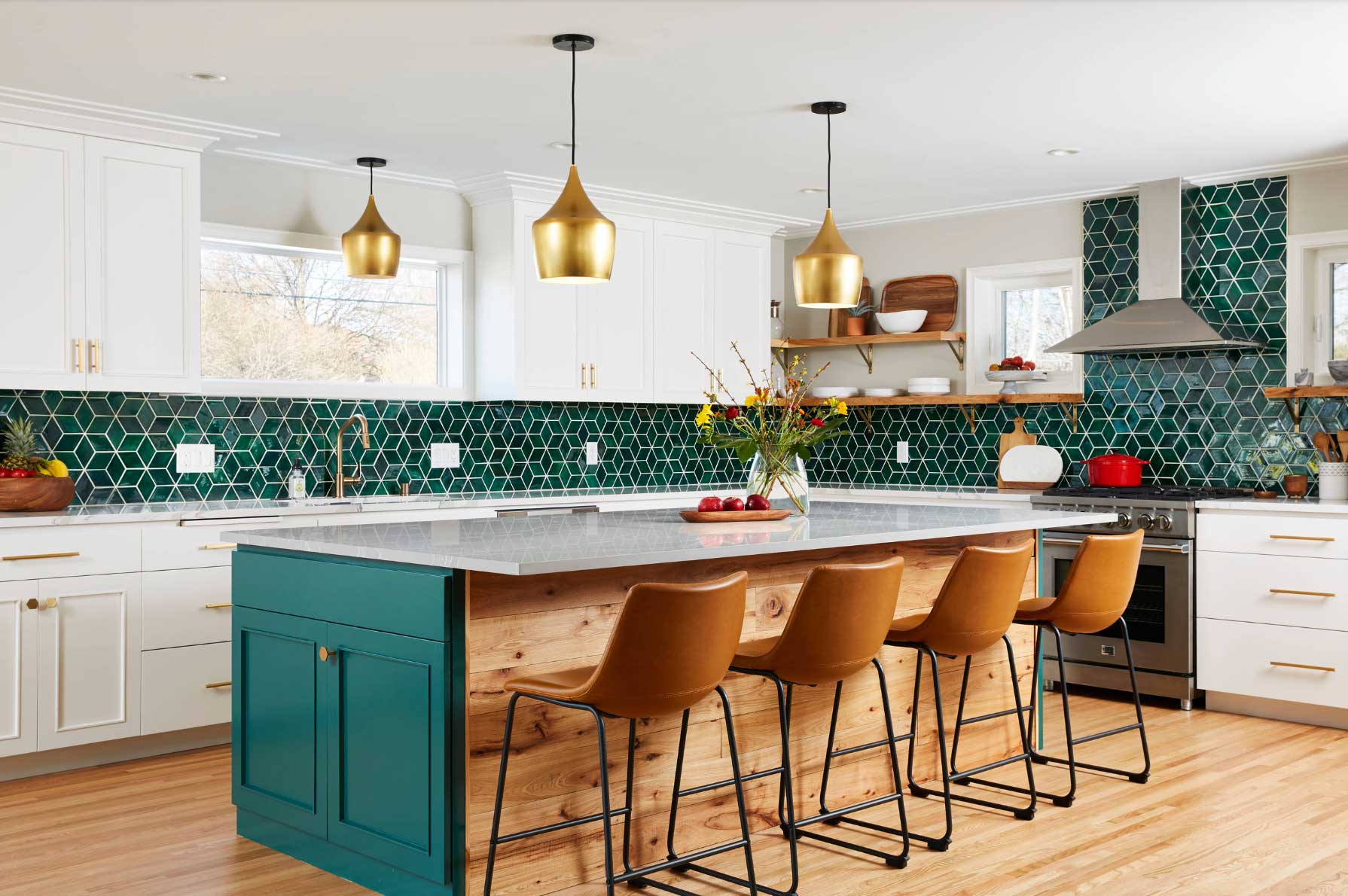 bold green pantone hues in modern reno nv home